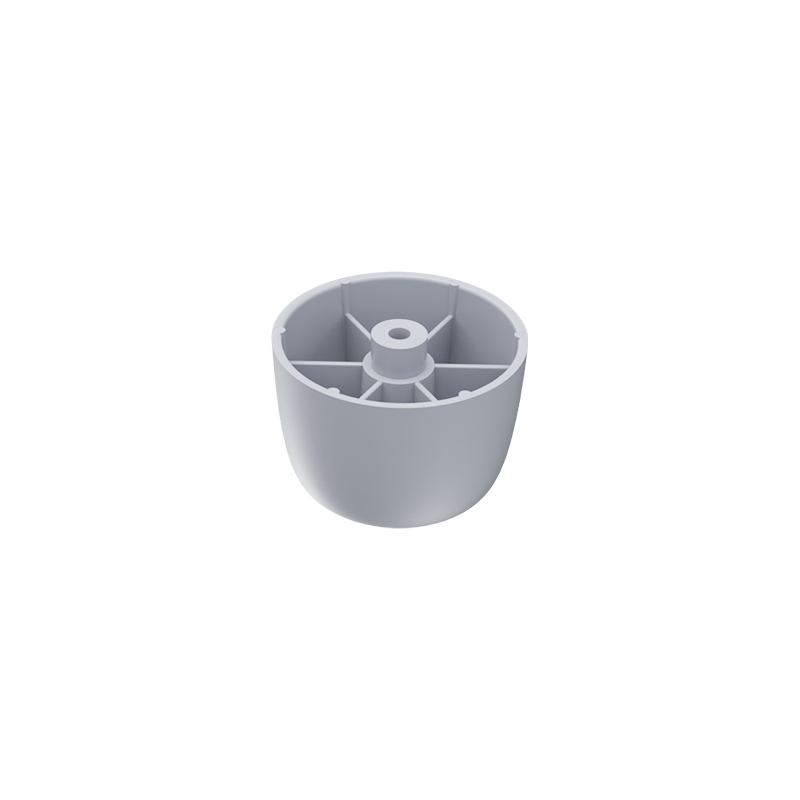 PLASTIC SOFA LEG D.60 / H.40 / MAT GRAY FURNITURE LEGS